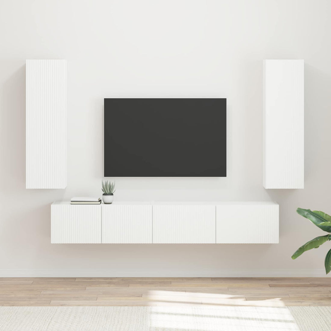 vidaXL Conjunto de mueble de TV 3 uds. Madera de ingeniería