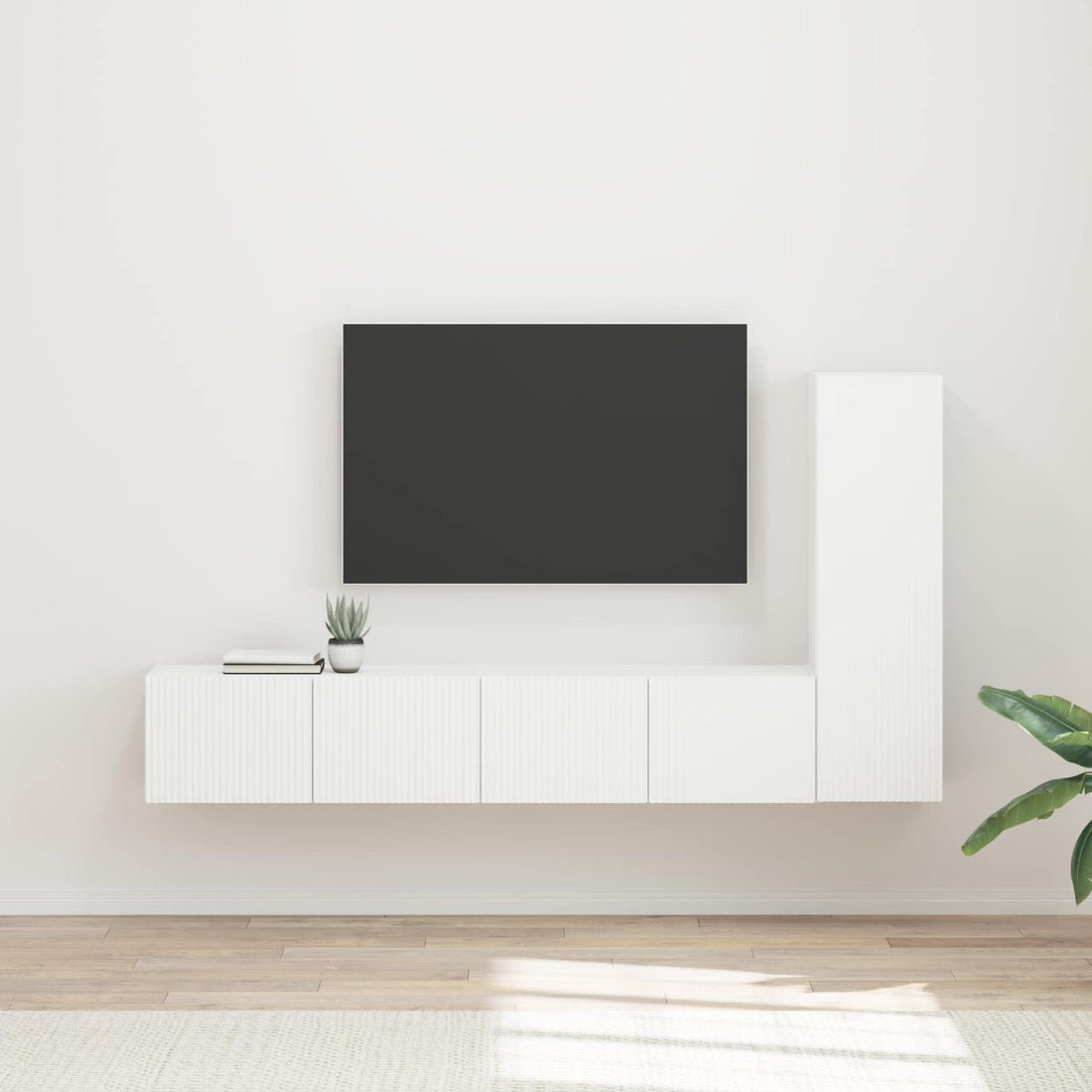 vidaXL Conjunto de mueble de TV 3 uds. Madera de ingeniería