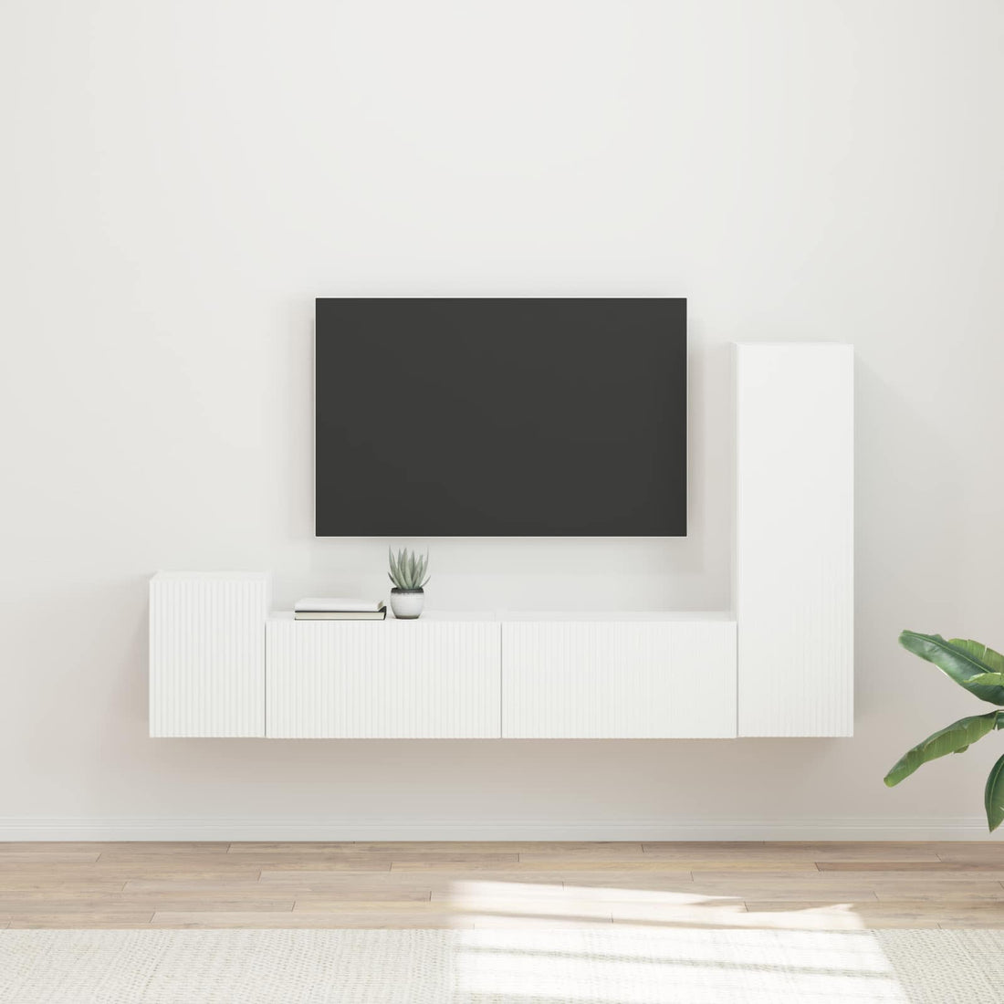vidaXL Conjunto de mueble de TV 4 uds. Madera de ingeniería