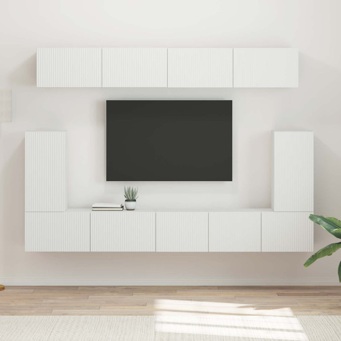 vidaXL Conjunto de mueble de TV 5 uds. Madera de ingeniería