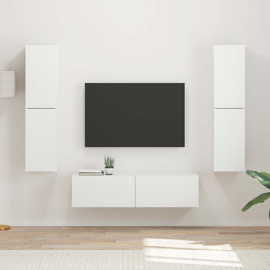 vidaXL Conjunto de mueble de TV 6 uds. Madera de ingeniería