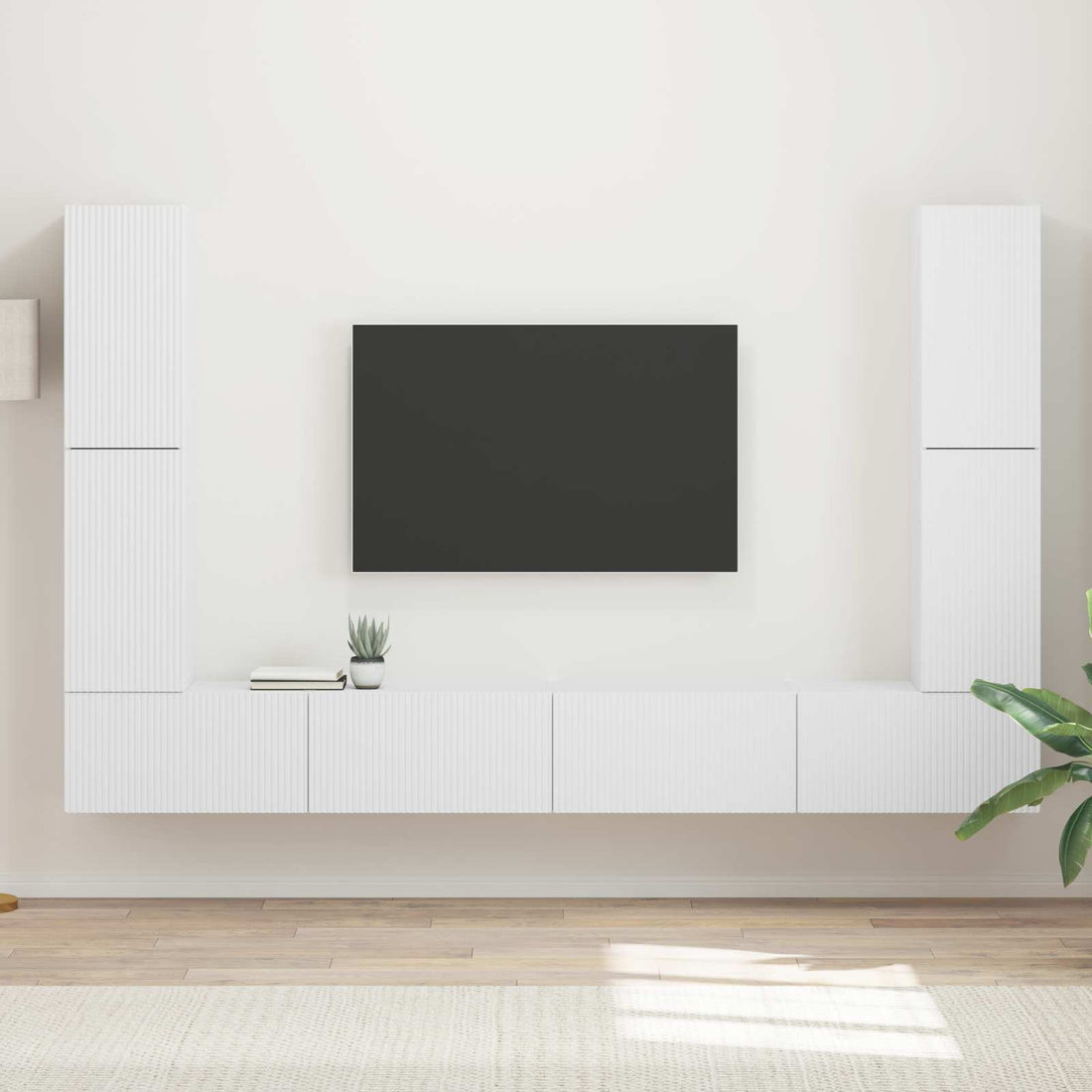vidaXL Conjunto de mueble de TV 8 uds. Madera de ingeniería