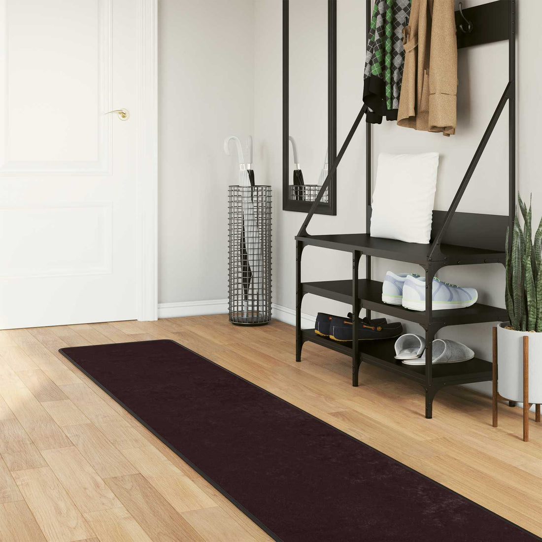vidaXL Pasillo de alfombra MARSA Gris antracita 50 x 350 cm