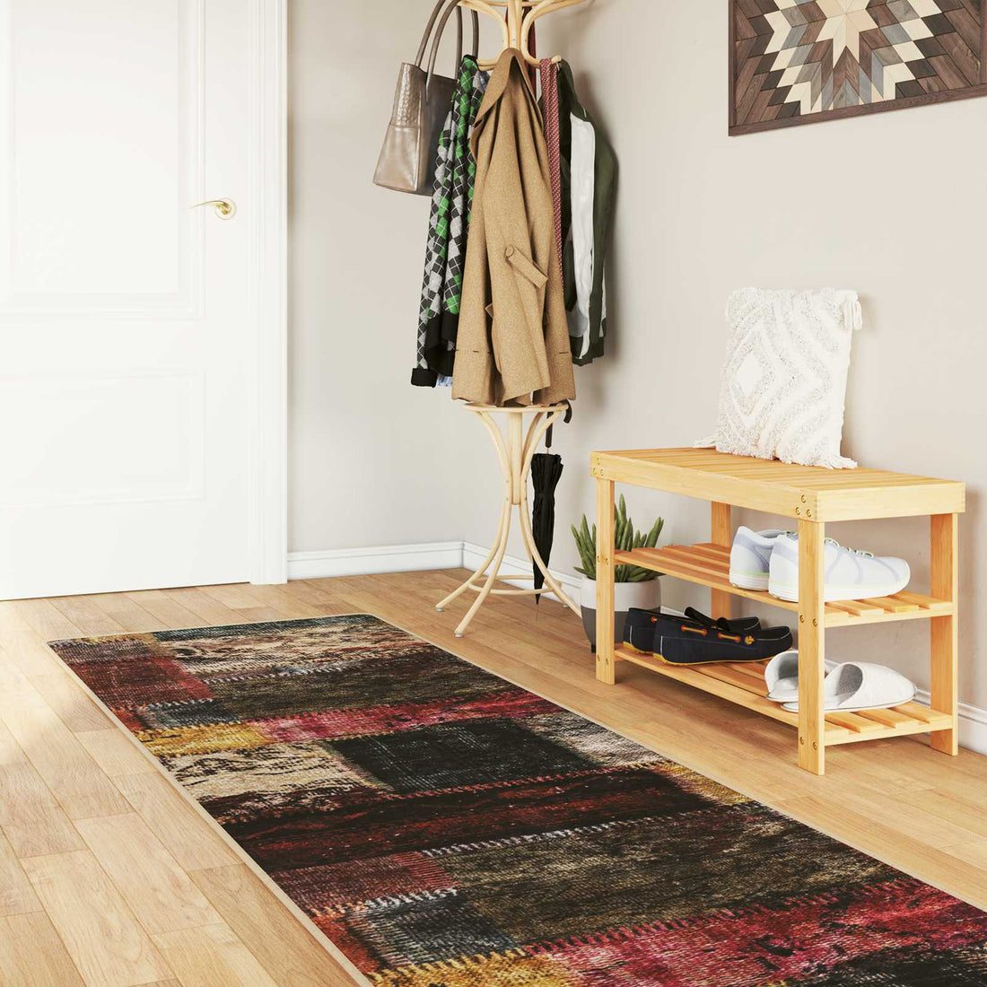 vidaXL Pasillo de alfombra MARSA Multicolor 100 x 400 cm