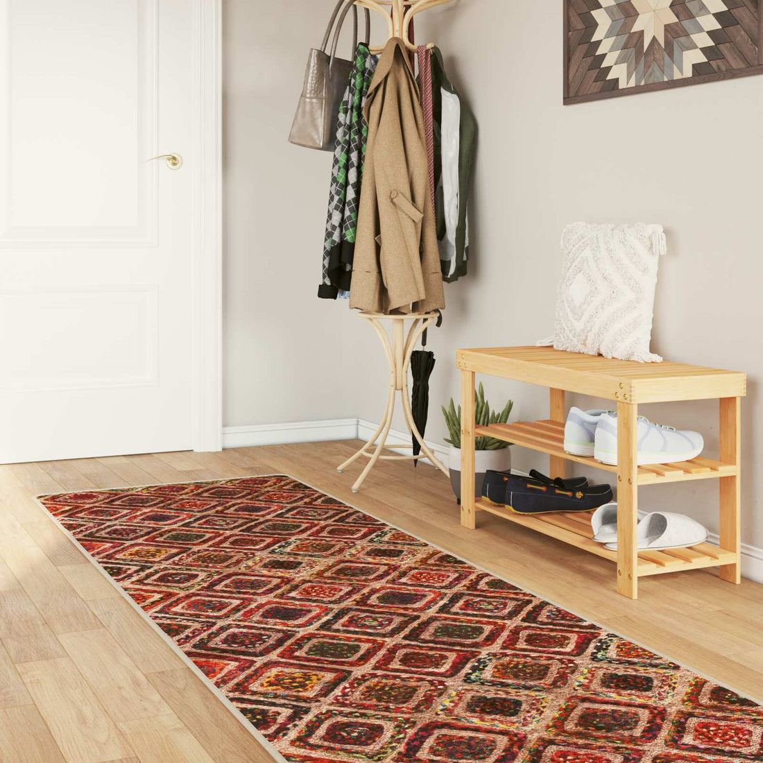 vidaXL Pasillo de alfombra MARSA Multicolor 100 x 400 cm