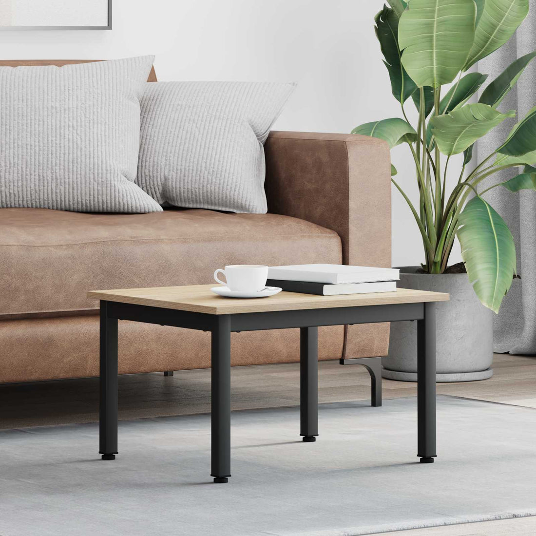 vidaXL Mesa de Café Sonoma 60 x 50 x 36 cm Madera de ingeniería
