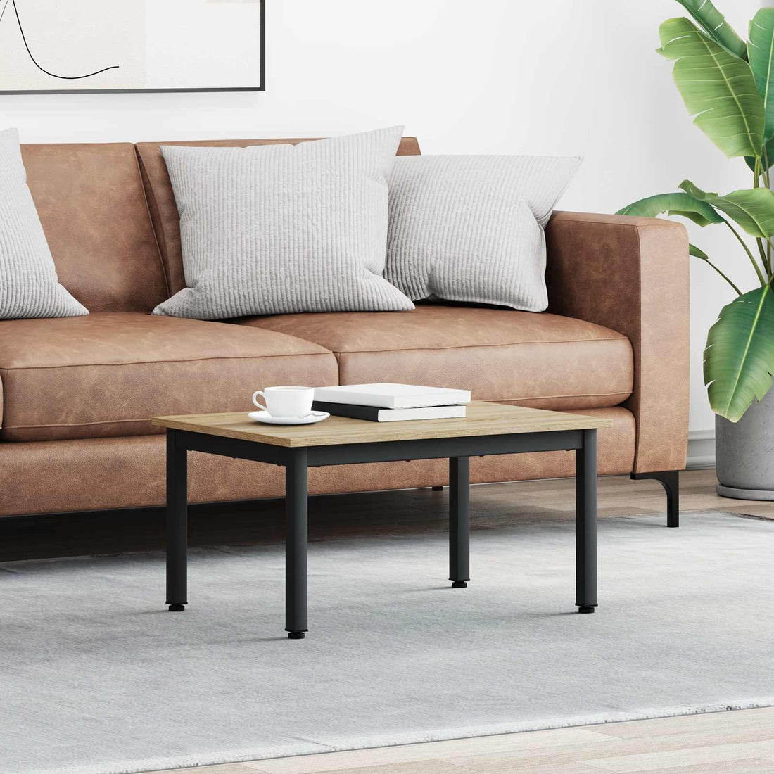 vidaXL Mesa de Café Sonoma 70 x 50 x 36 cm Madera de ingeniería