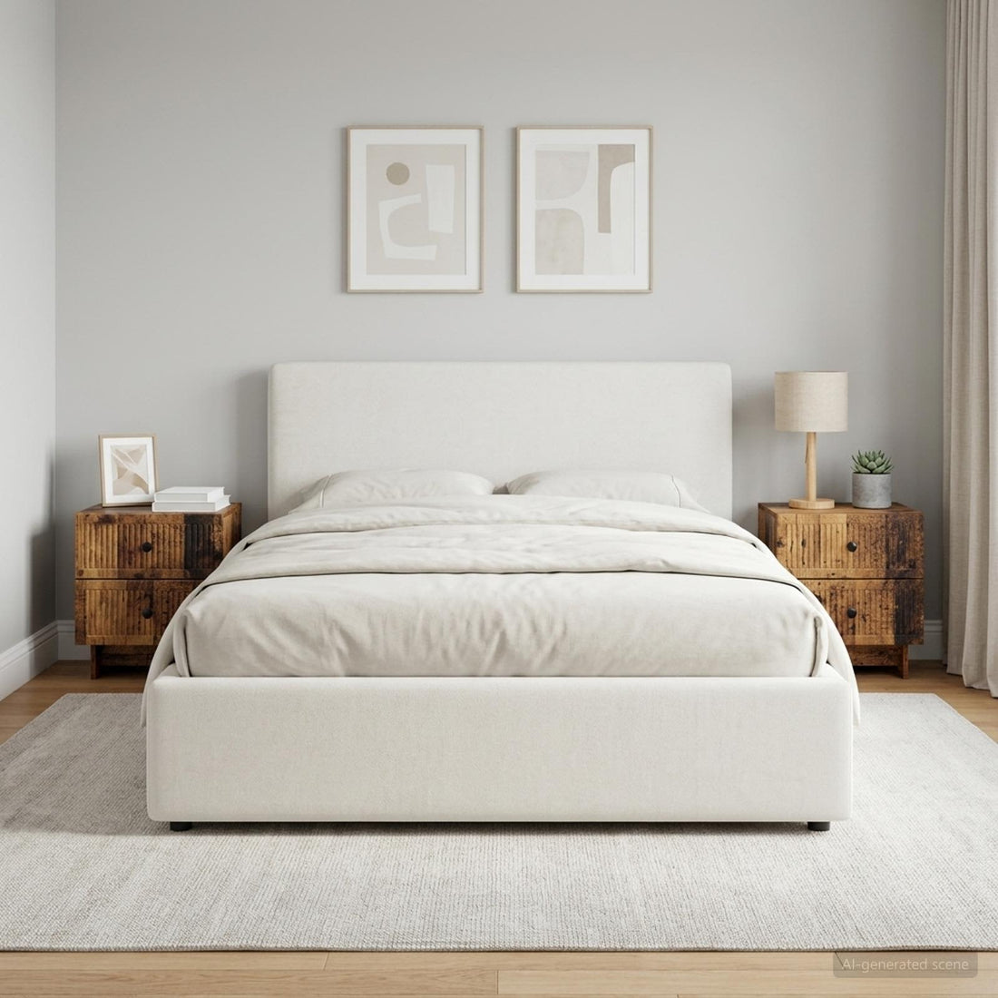 vidaXL Armario de Noche 2 uds. Madera envejecida 43 x 34,5 x 47,5 cm