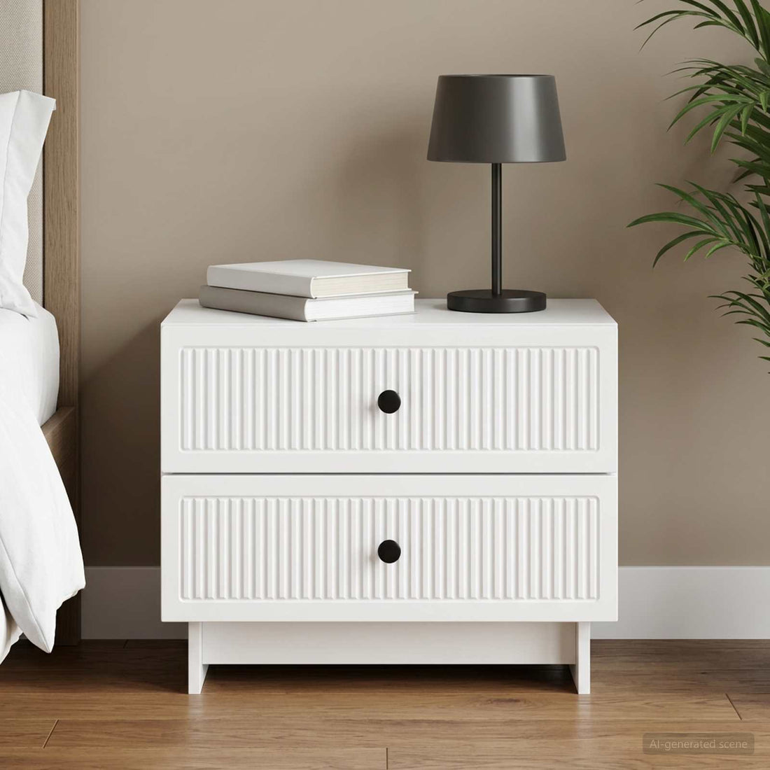 vidaXL Armario de Noche 62 x 34,5 x 47,5 cm Madera de Ingeniería