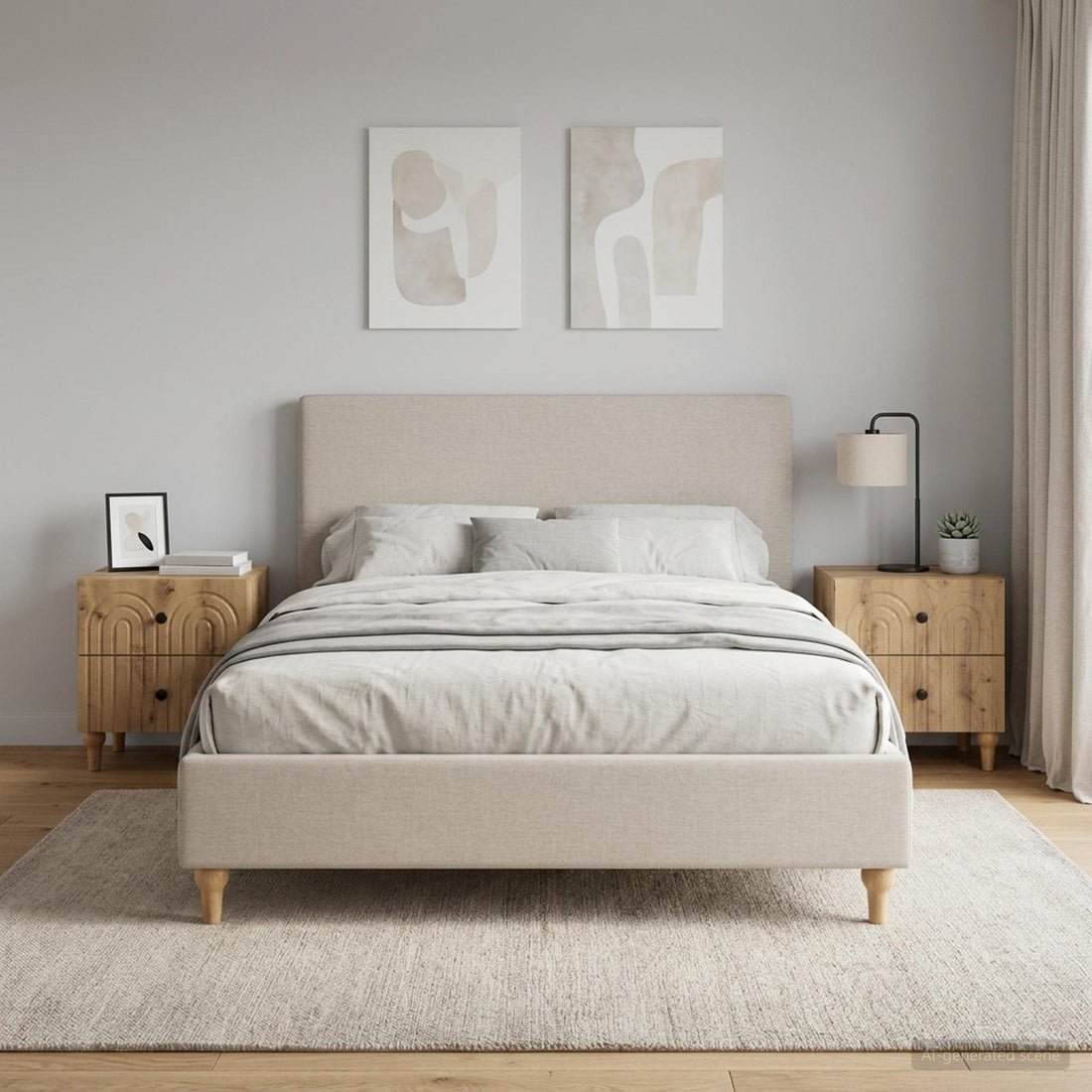 vidaXL Armario de Noche 2 uds. Roble artisan 43 x 34,5 x 48 cm