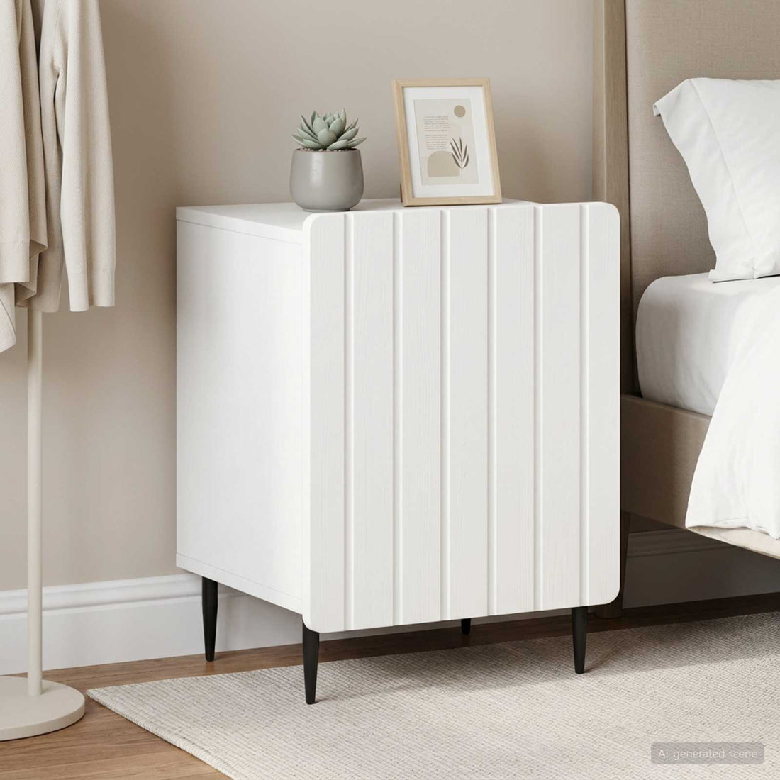 vidaXL Armario de Noche 2 uds. 43 x 34,5 x 52 cm Madera de Ingeniería