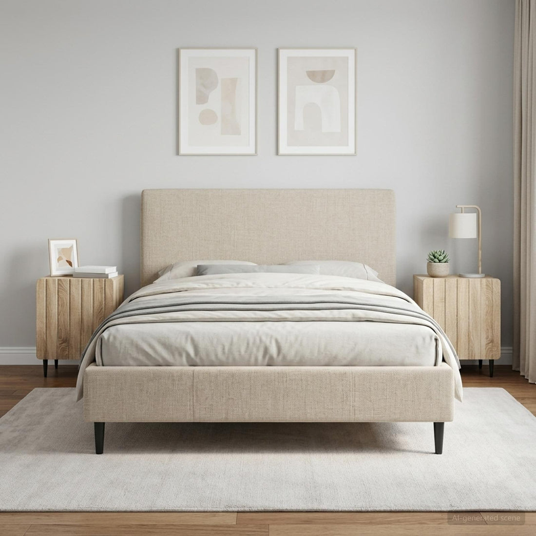 vidaXL Armario de Noche 2 uds. Roble Sonoma 43 x 34,5 x 52 cm