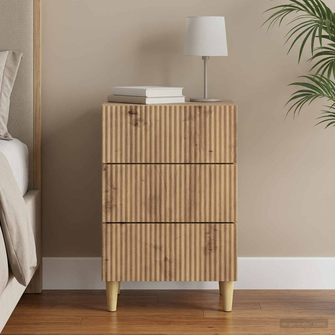 vidaXL Armario de Noche Roble artisan 43 x 41 x 66,5 cm