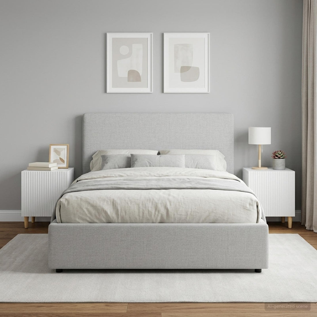 vidaXL Armario de Noche 2 uds. 43 x 34,5 x 50 cm Madera de Ingeniería