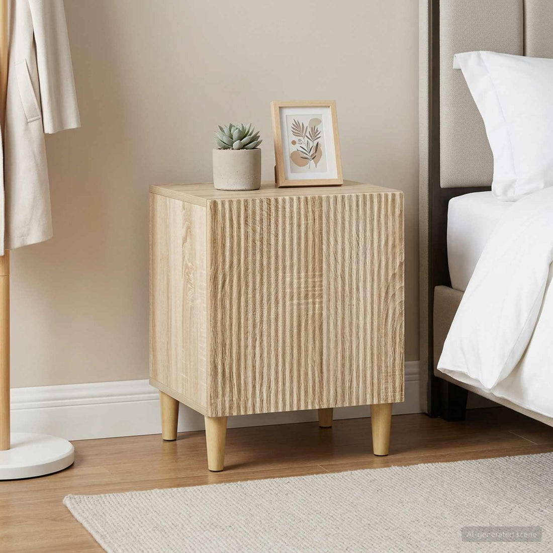 vidaXL Armario de Noche 2 uds. Roble Sonoma 43 x 34,5 x 50 cm