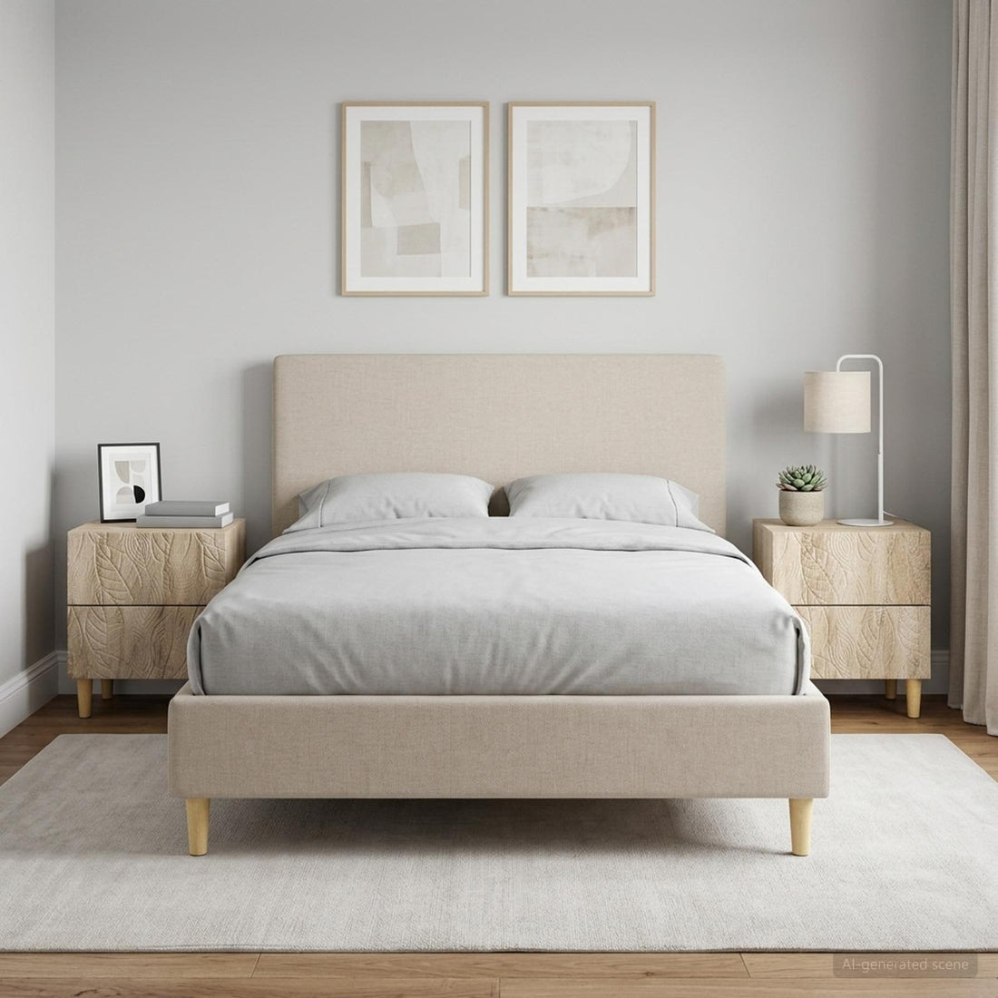 vidaXL Mesita de Noche 2 uds. Roble Sonoma 43 x 34,5 x 48 cm
