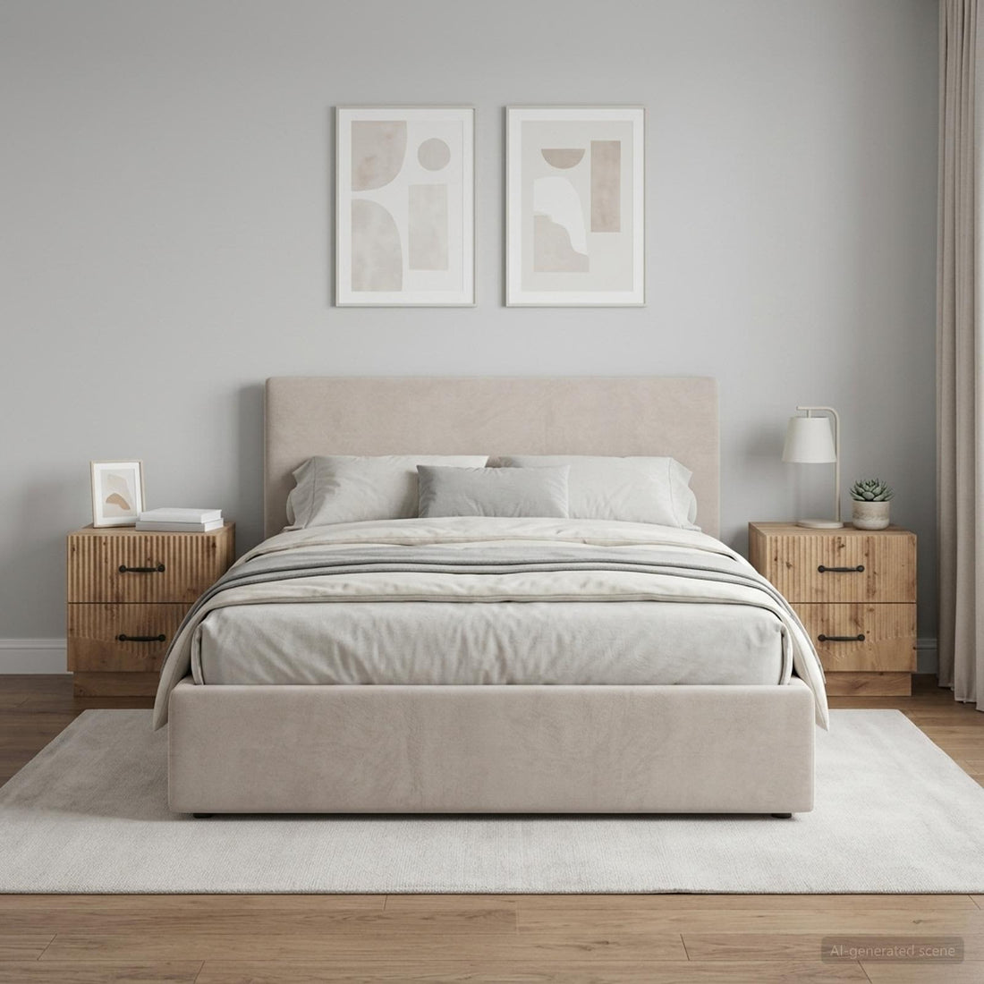 vidaXL Armario de Noche 2 uds. Roble artisan 43 x 34,5 x 44,5 cm