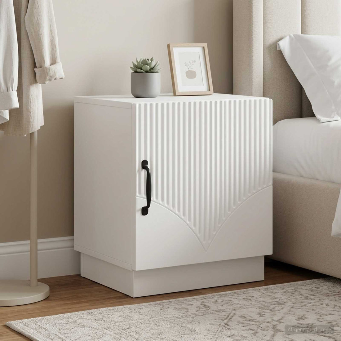 vidaXL Mesita de Noche 2 uds. Blanco 43 x 34,5 x 47 cm