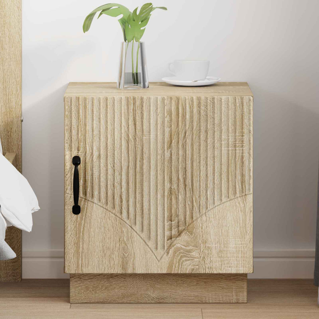 vidaXL Mesita de Noche Roble Sonoma 43 x 34,5 x 47 cm