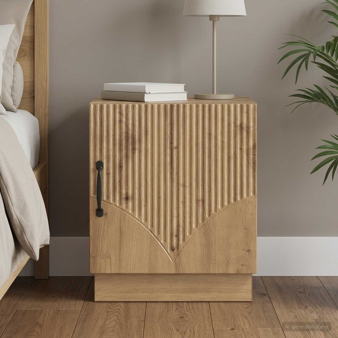 vidaXL Mesita de Noche Roble artisan 43 x 34,5 x 47 cm
