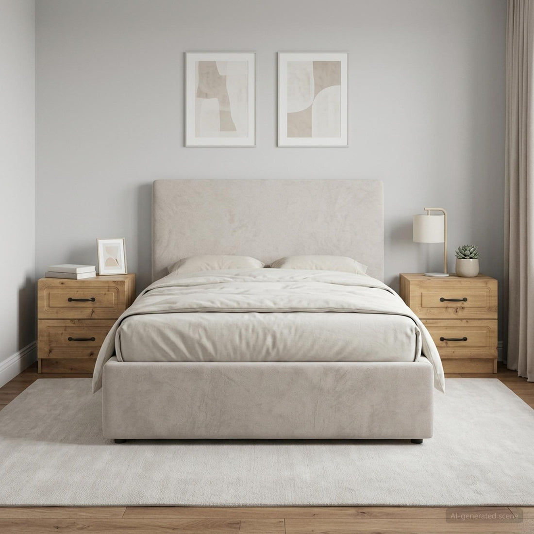 vidaXL Armario de Noche 2 uds. Roble artisan 43 x 34,5 x 44,5 cm