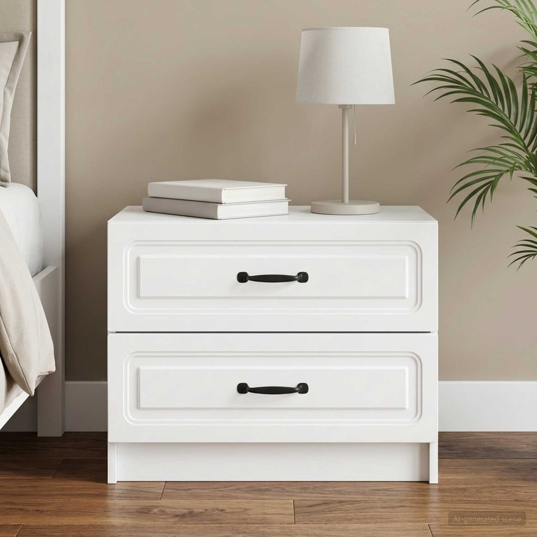 vidaXL Armario de Noche 62 x 34,5 x 44,5 cm Madera de Ingeniería