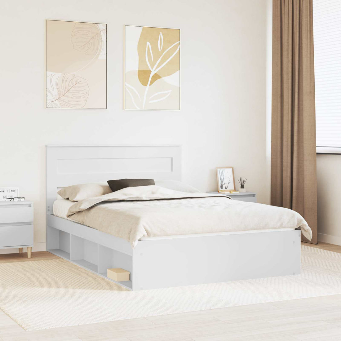 vidaXL Estructura de cama 160 x 200 cm Madera de pino macizo