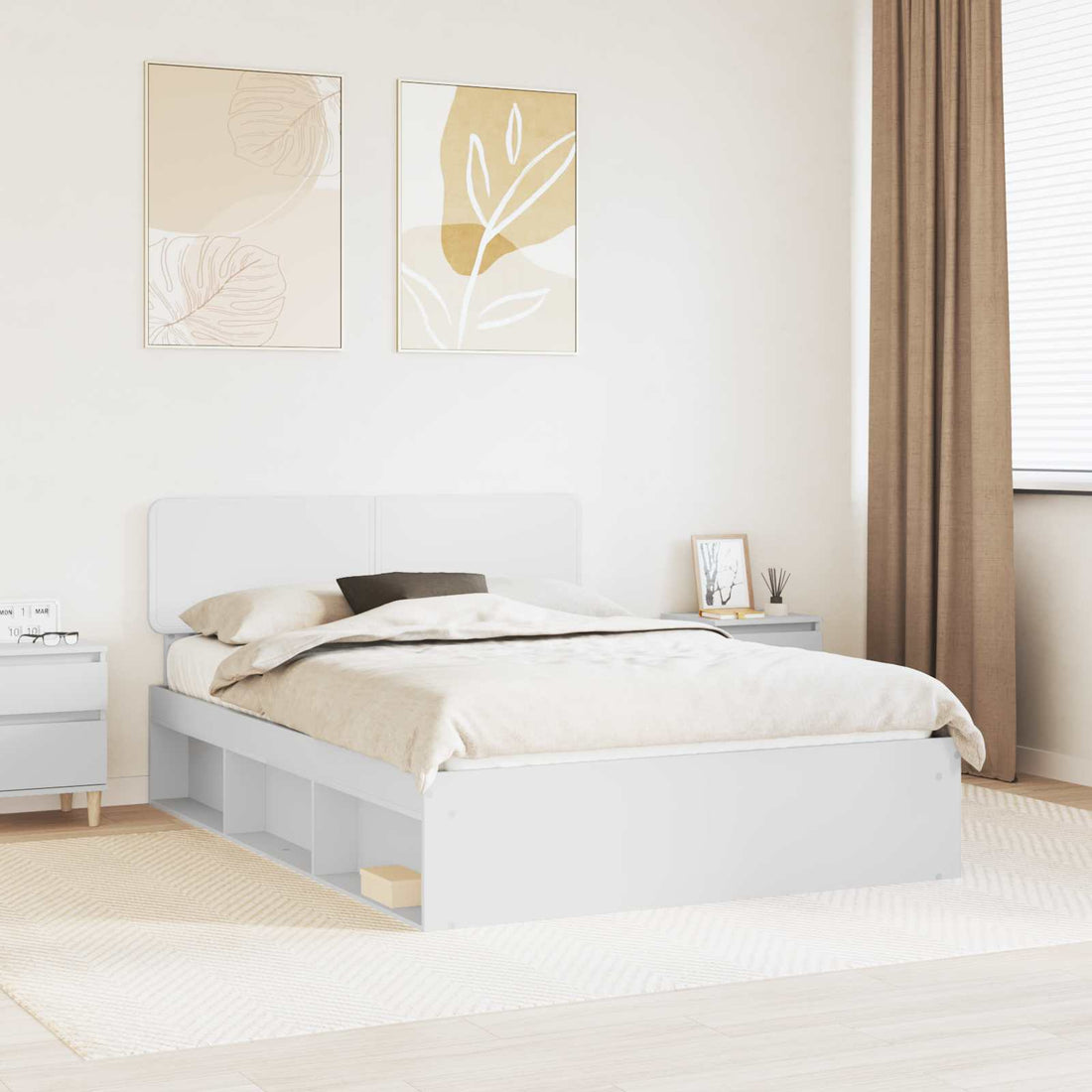 vidaXL Estructura de cama 160 x 200 cm Madera de pino macizo