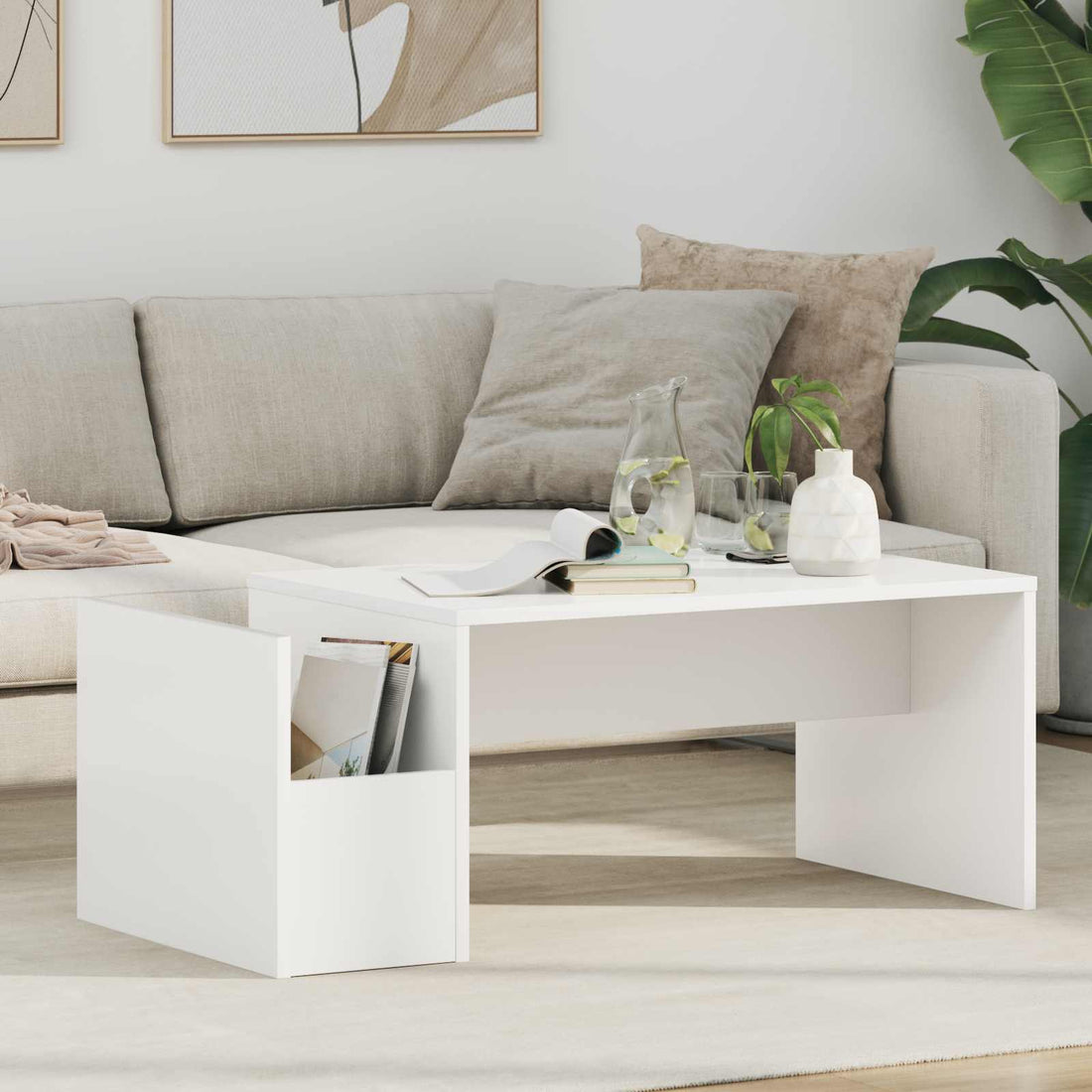 vidaXL Mesa de Café 90 x 45 x 35 cm Madera de ingeniería