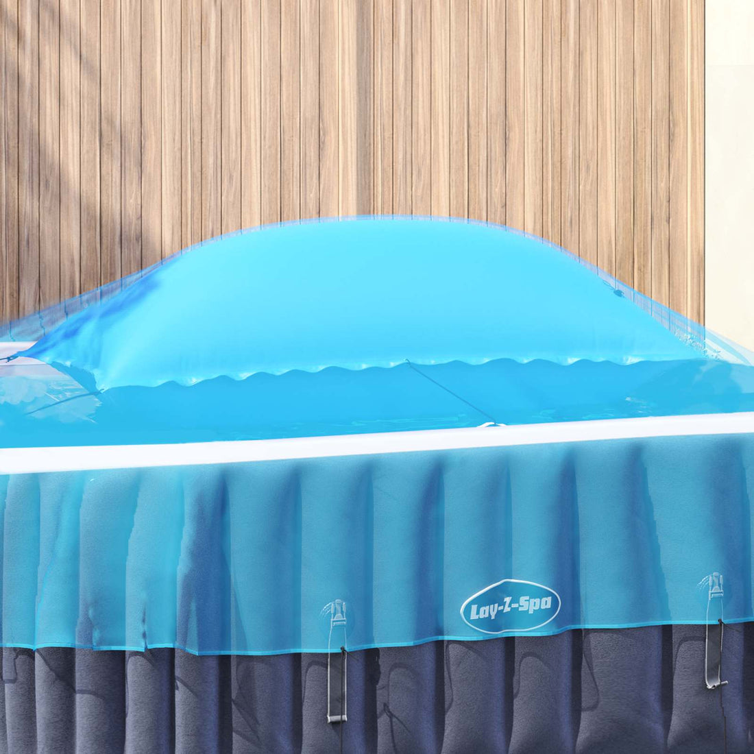 vidaXL Almohada de piscina de invierno Azul 460 x 230 x 160 cm PVC
