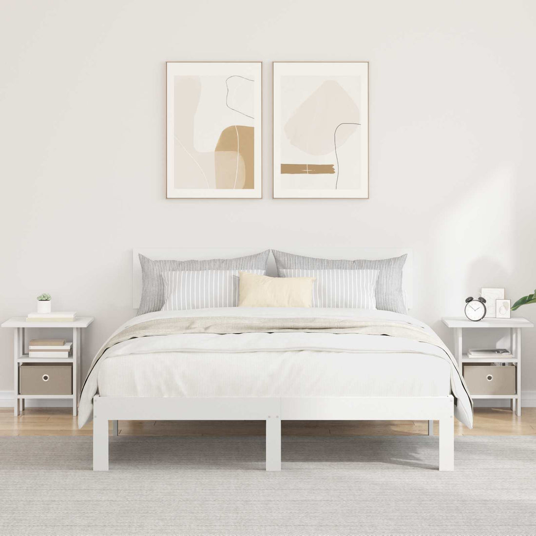 vidaXL Mesita de Noche 2 uds. 41 x 40 x 45 cm Madera de ingeniería