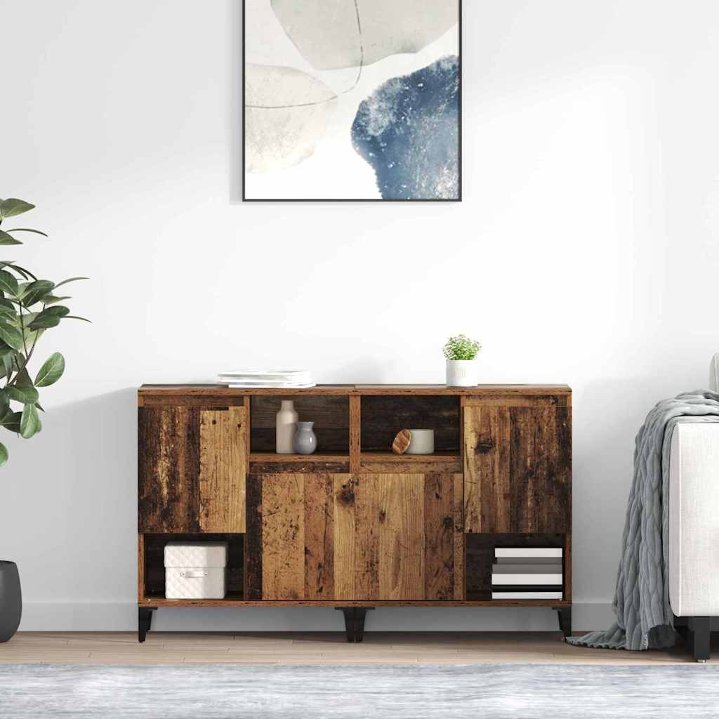 vidaXL Tableros Lateral 2 uds. Madera Vieja 60 x 35 x 70 cm