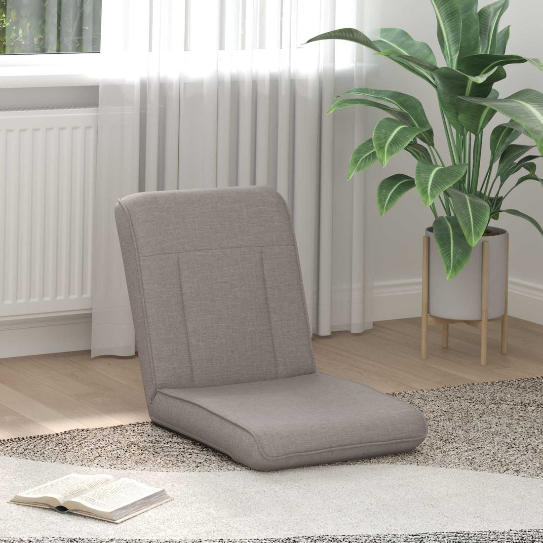 vidaXL Sillón ajustable Topo Tela