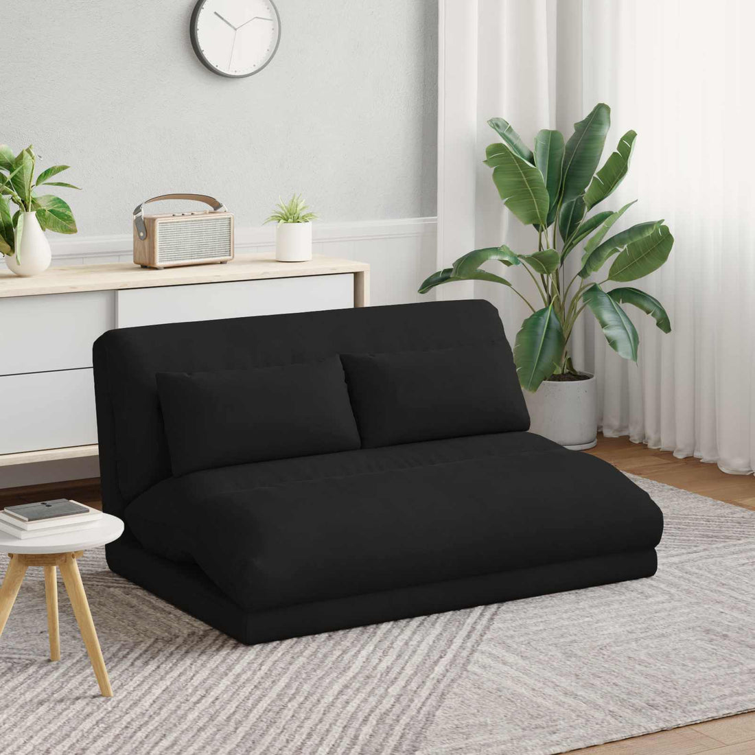 vidaXL Sillón ajustable Negro Terciopelo