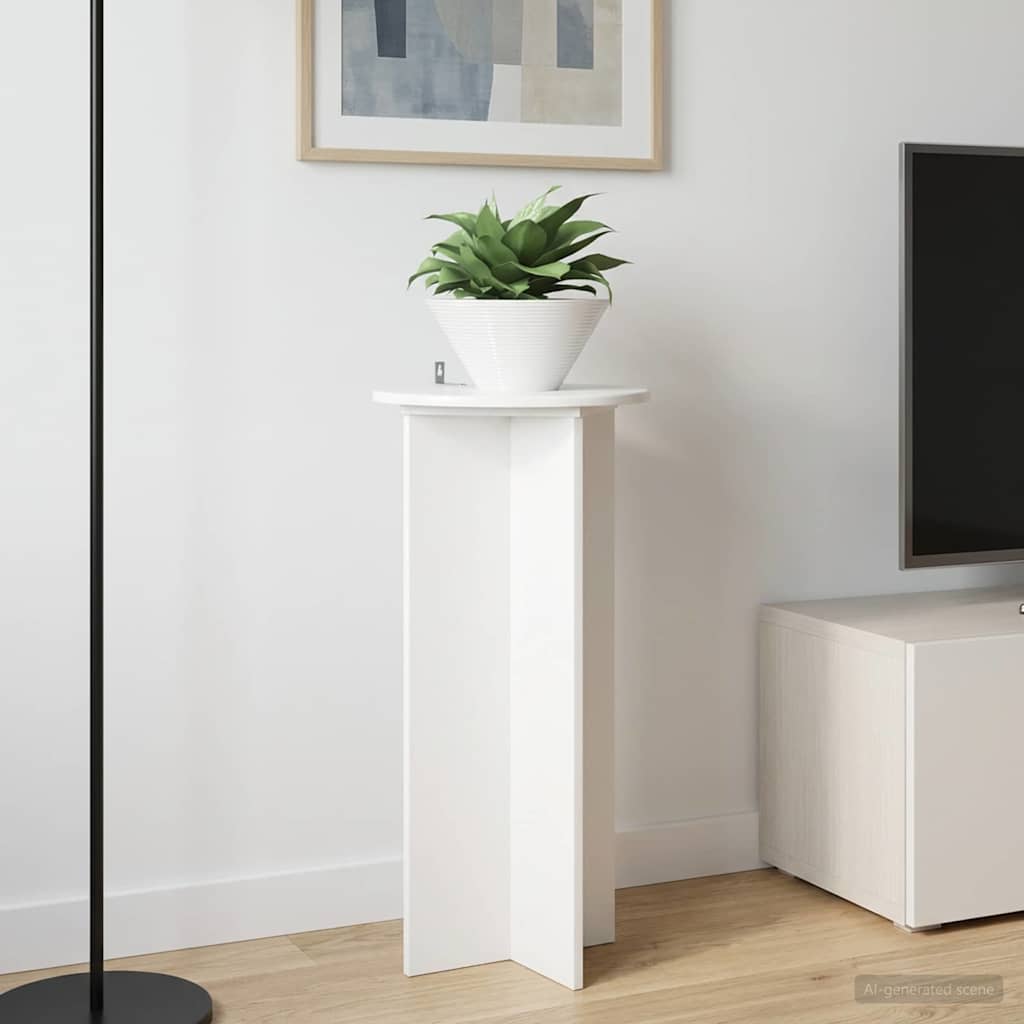 vidaXL Soporte de plantas 2 uds. Brillante 40 x 40 x 80 cm