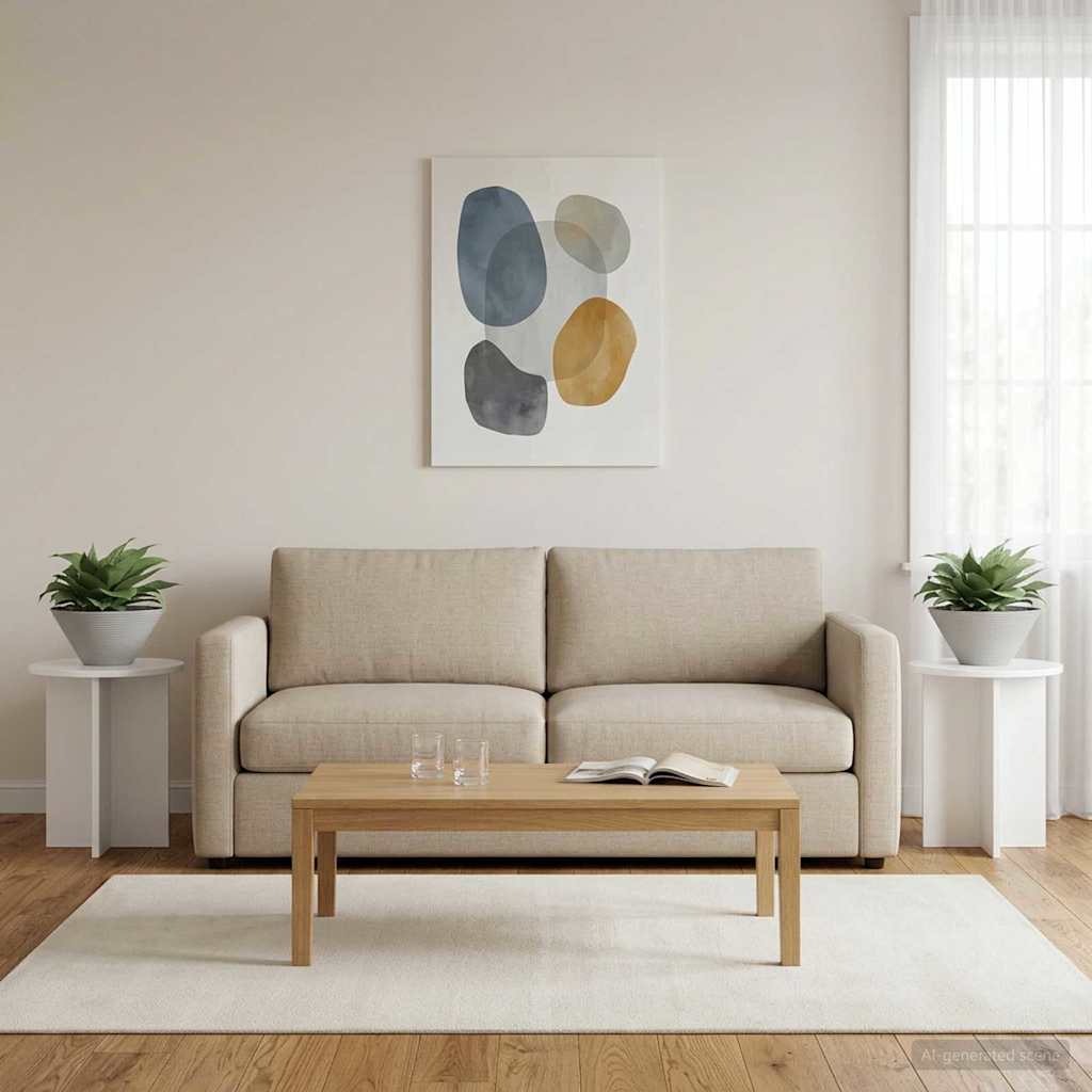 vidaXL Soporte de plantas 2 uds. Brillante 40 x 40 x 40 cm