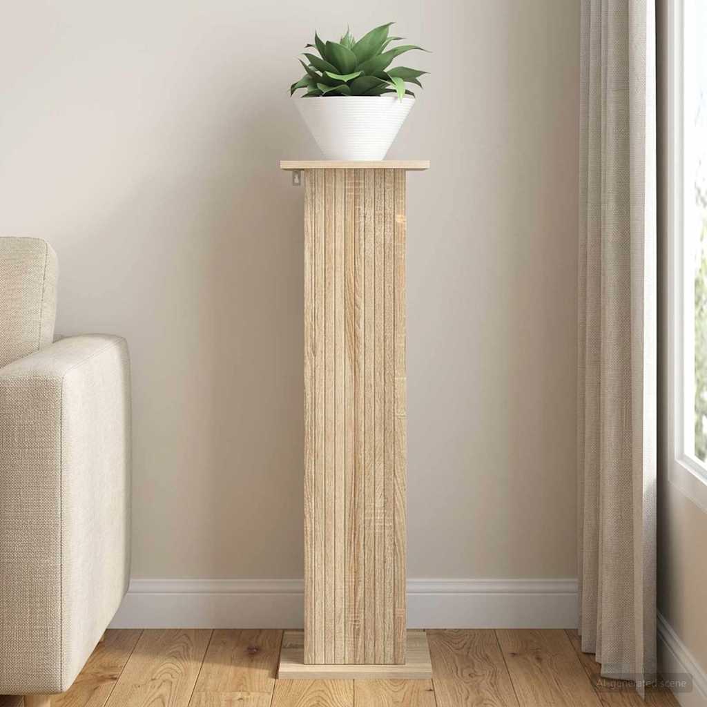 vidaXL Soporte de plantas Roble Sonoma 30,5 x 30 x 100,5 cm