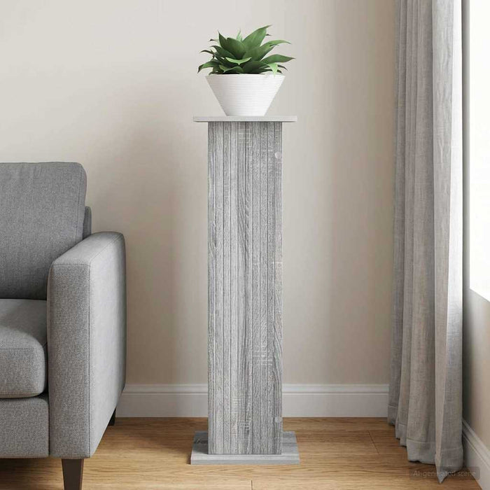 vidaXL Soporte de plantas Gris Sonoma 30,5 x 30 x 100,5 cm
