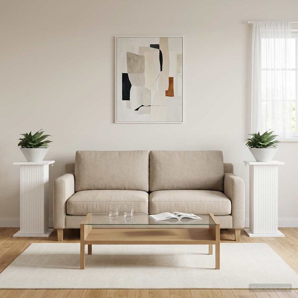 vidaXL Soporte de plantas 2 uds. 30,5 x 30 x 60,5 cm