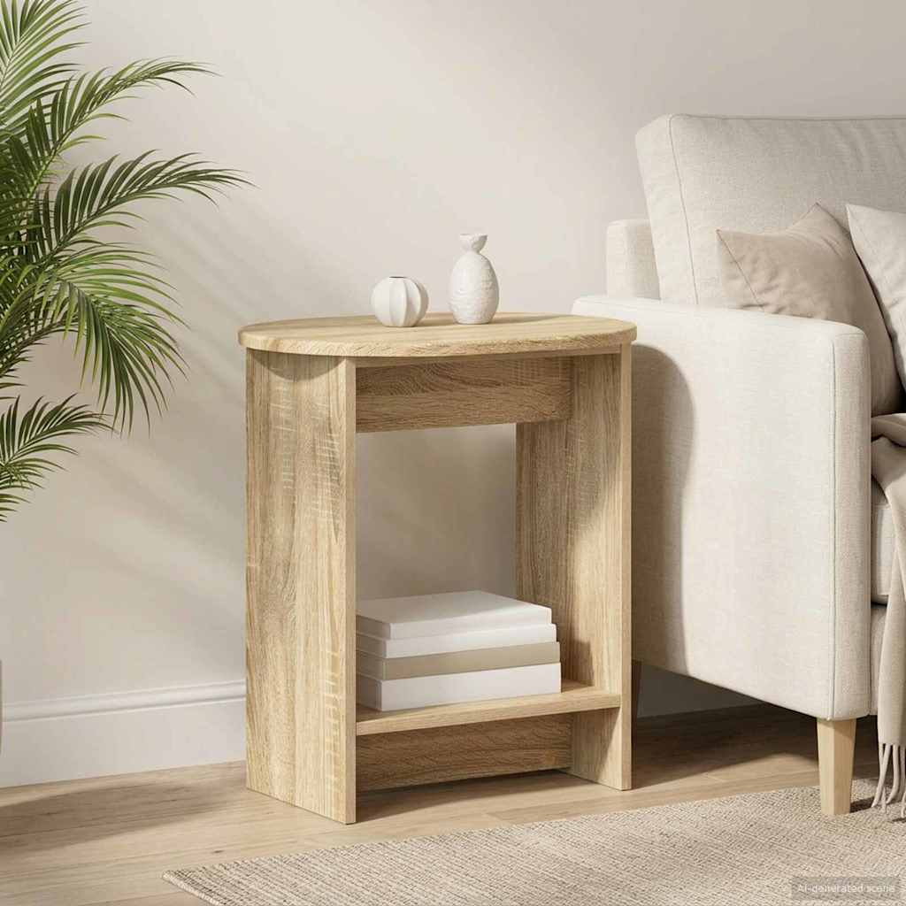 vidaXL Mesa lateral Roble Sonoma 50 x 39,5 x 55 cm