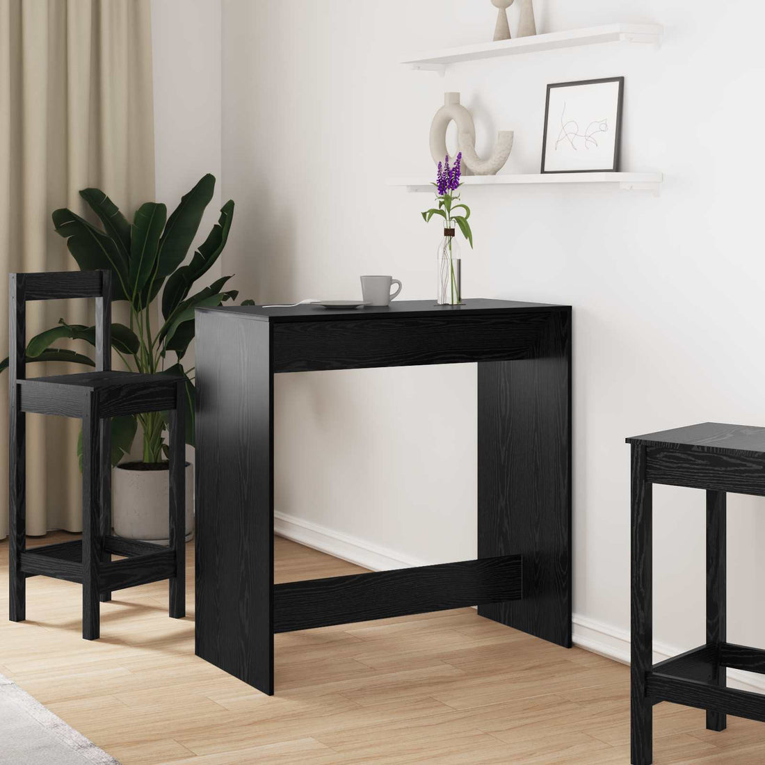 vidaXL Mesa de Bar 102 x 50 x 103,5 cm Madera de ingeniería