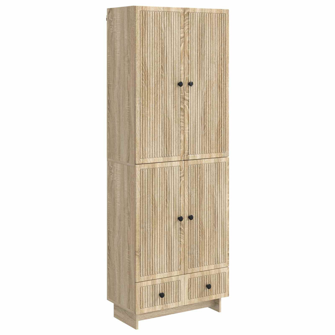 vidaXL Juego de armarios 2 uds. Roble Sonoma Madera de ingeniería