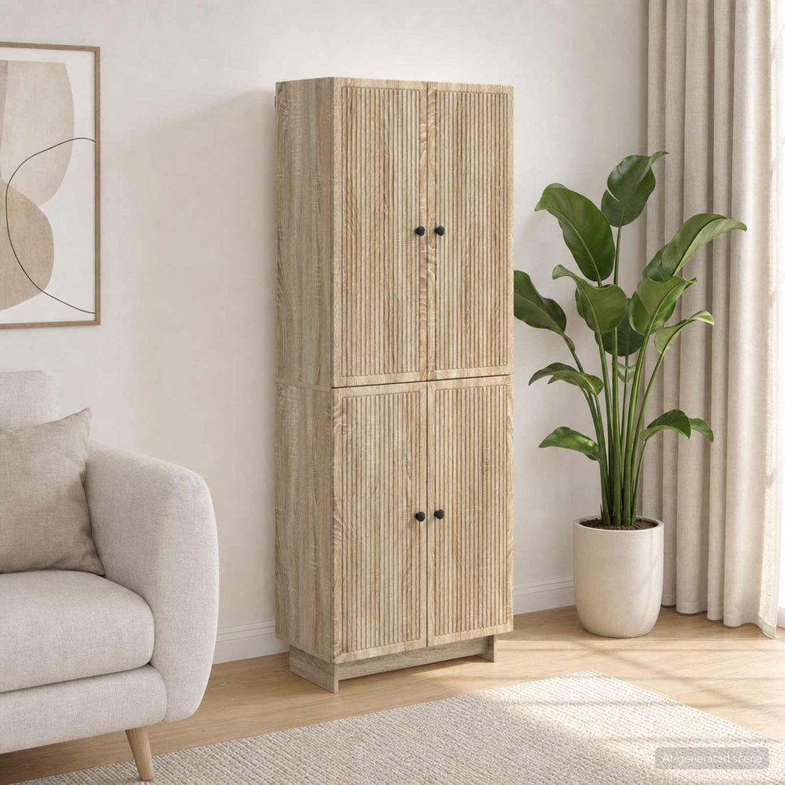 vidaXL Juego de armarios 2 uds. Roble Sonoma Madera de ingeniería