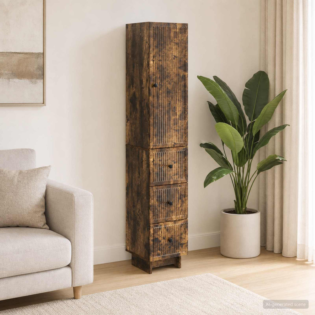vidaXL Juego de armarios 2 uds. Madera de ingeniería