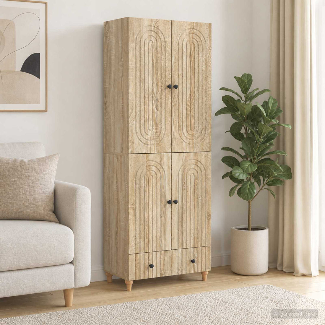 vidaXL Juego de armarios 2 uds. Madera de ingeniería