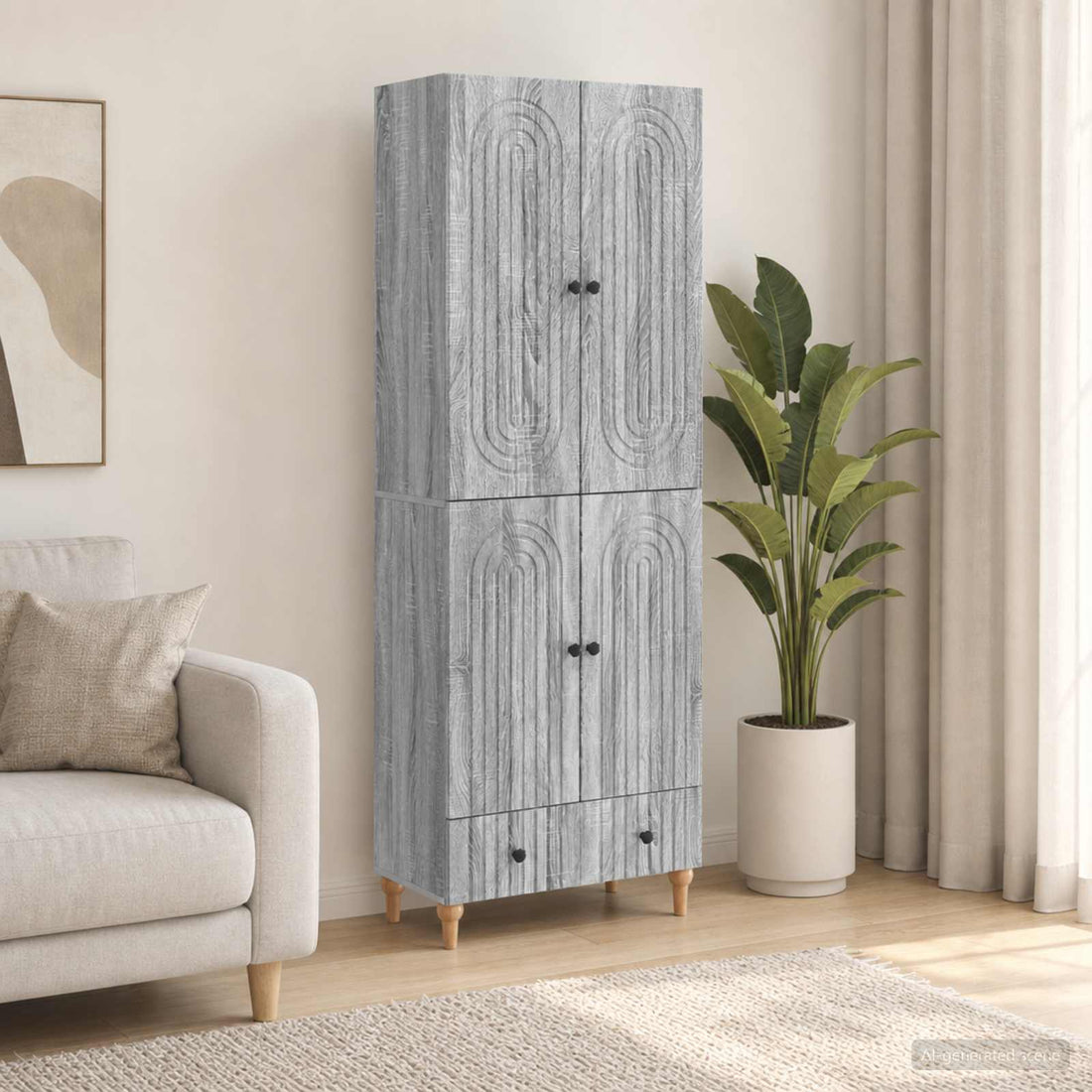 vidaXL Juego de armarios 2 uds. Madera de ingeniería