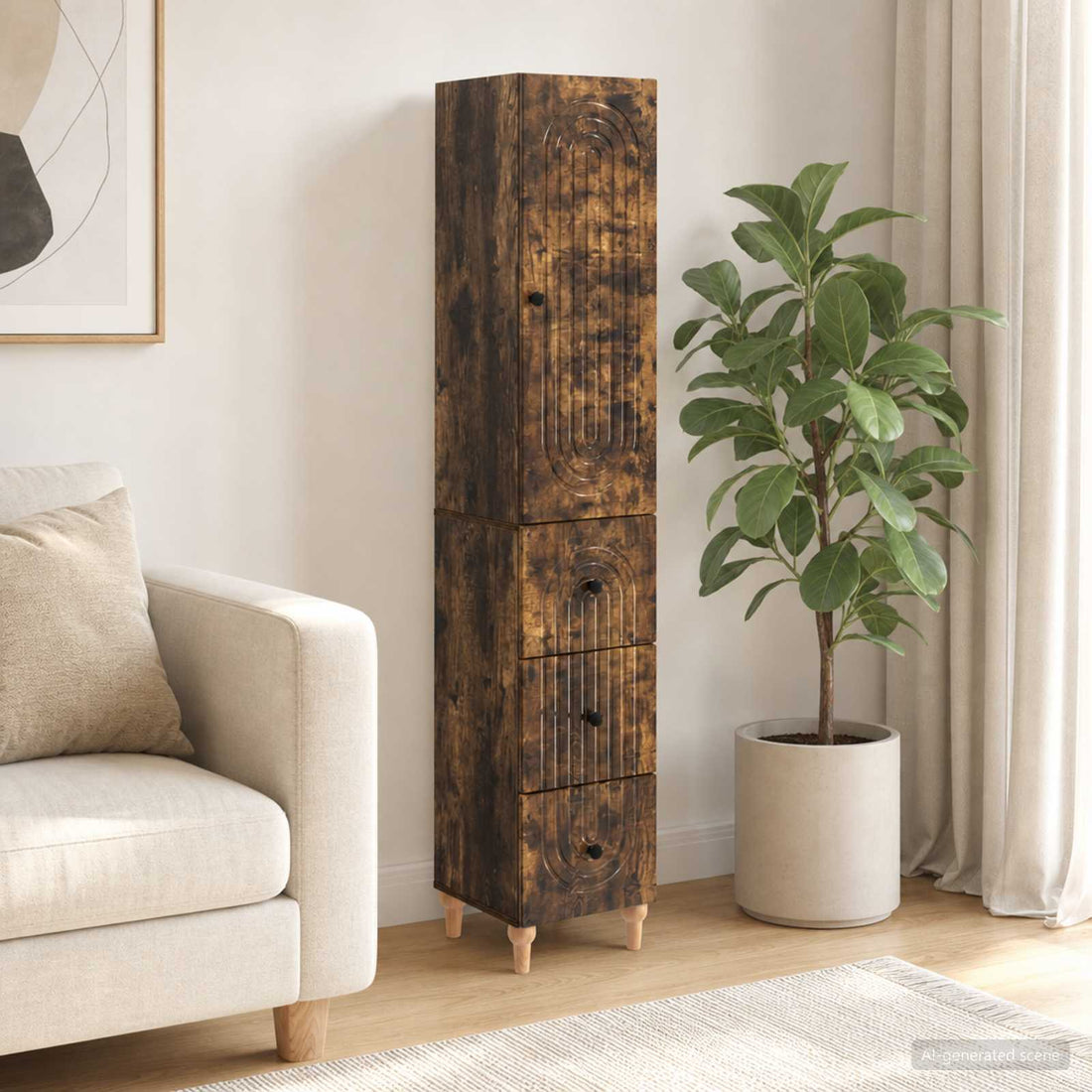 vidaXL Juego de armarios 2 uds. Madera de ingeniería