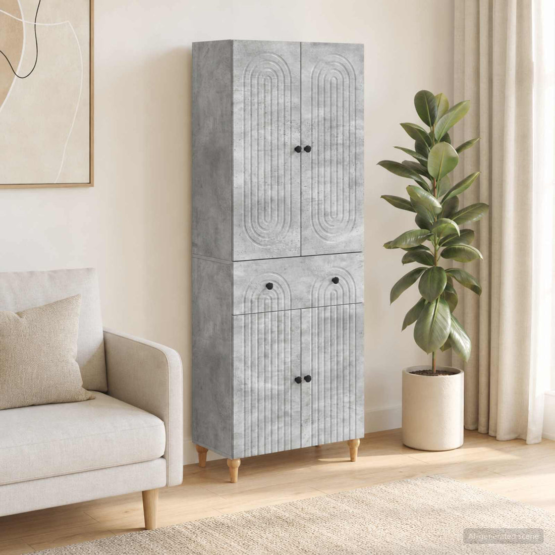 vidaXL Juego de armarios 2 uds. Madera de ingeniería