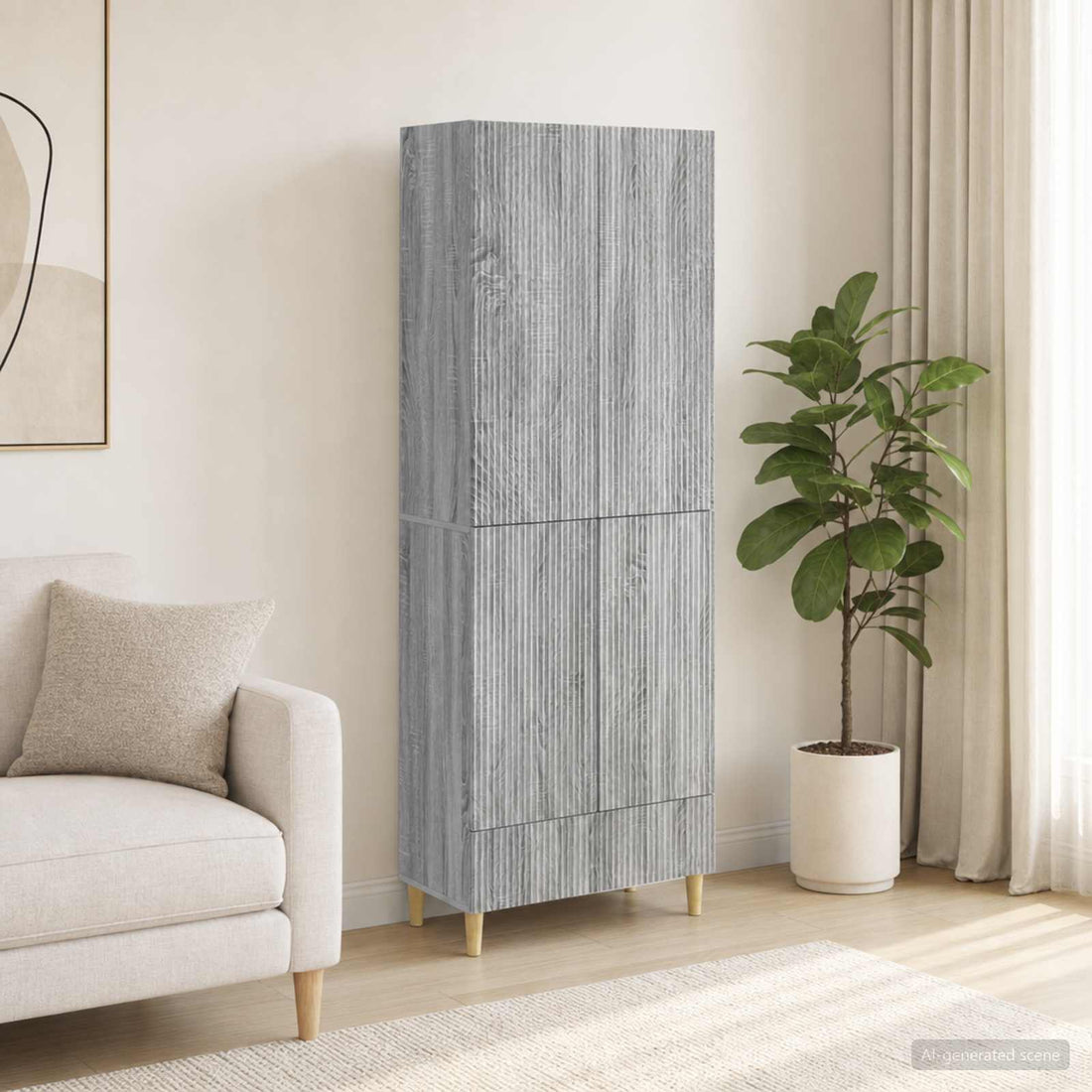 vidaXL Juego de armarios 2 uds. Madera de ingeniería