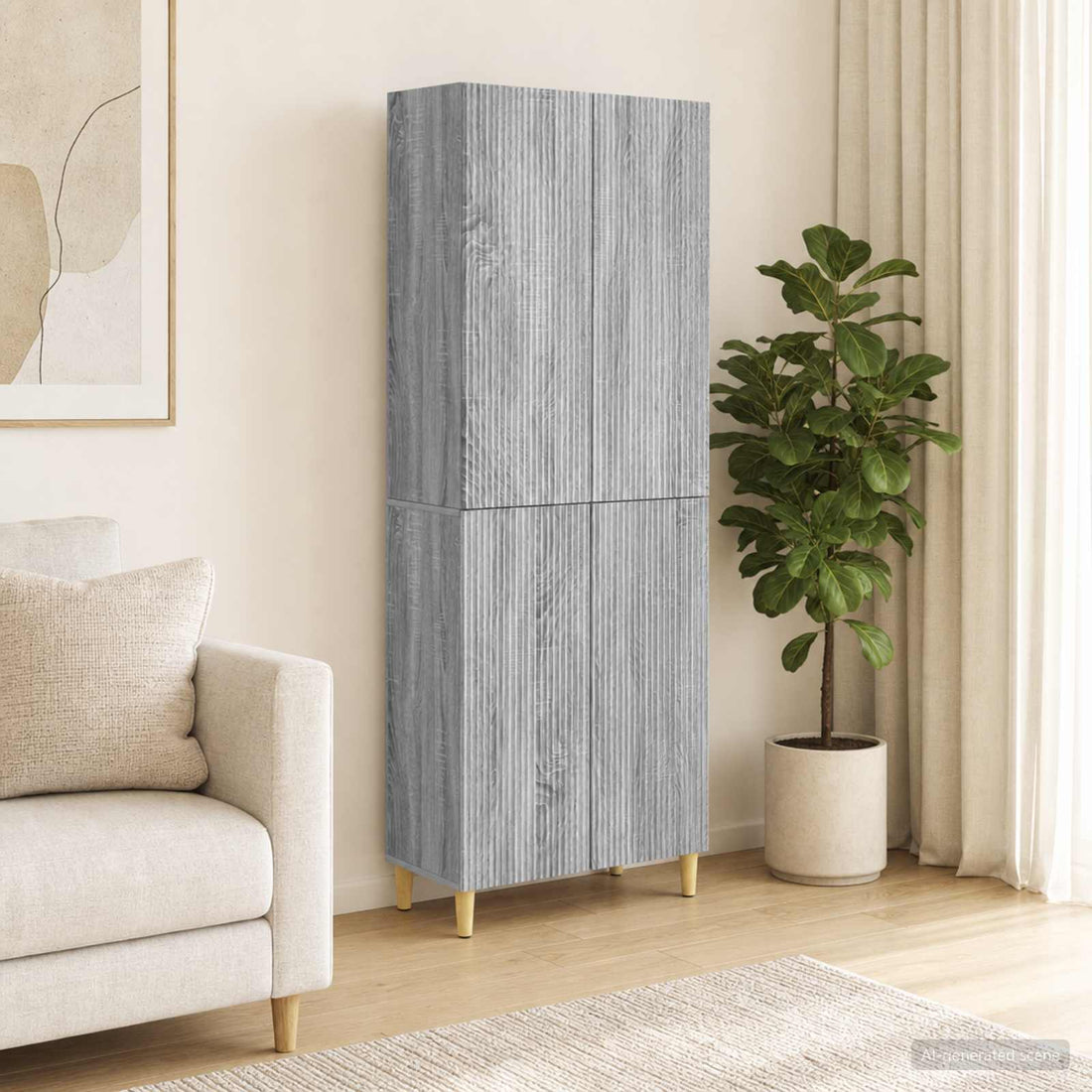 vidaXL Juego de armarios 2 uds. Madera de ingeniería